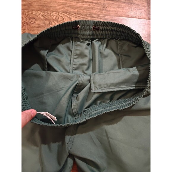 Outerknown Shorts Mens XL Green Polyester Swim Trunks Drawstring Beach Summer - Picture 8 of 8